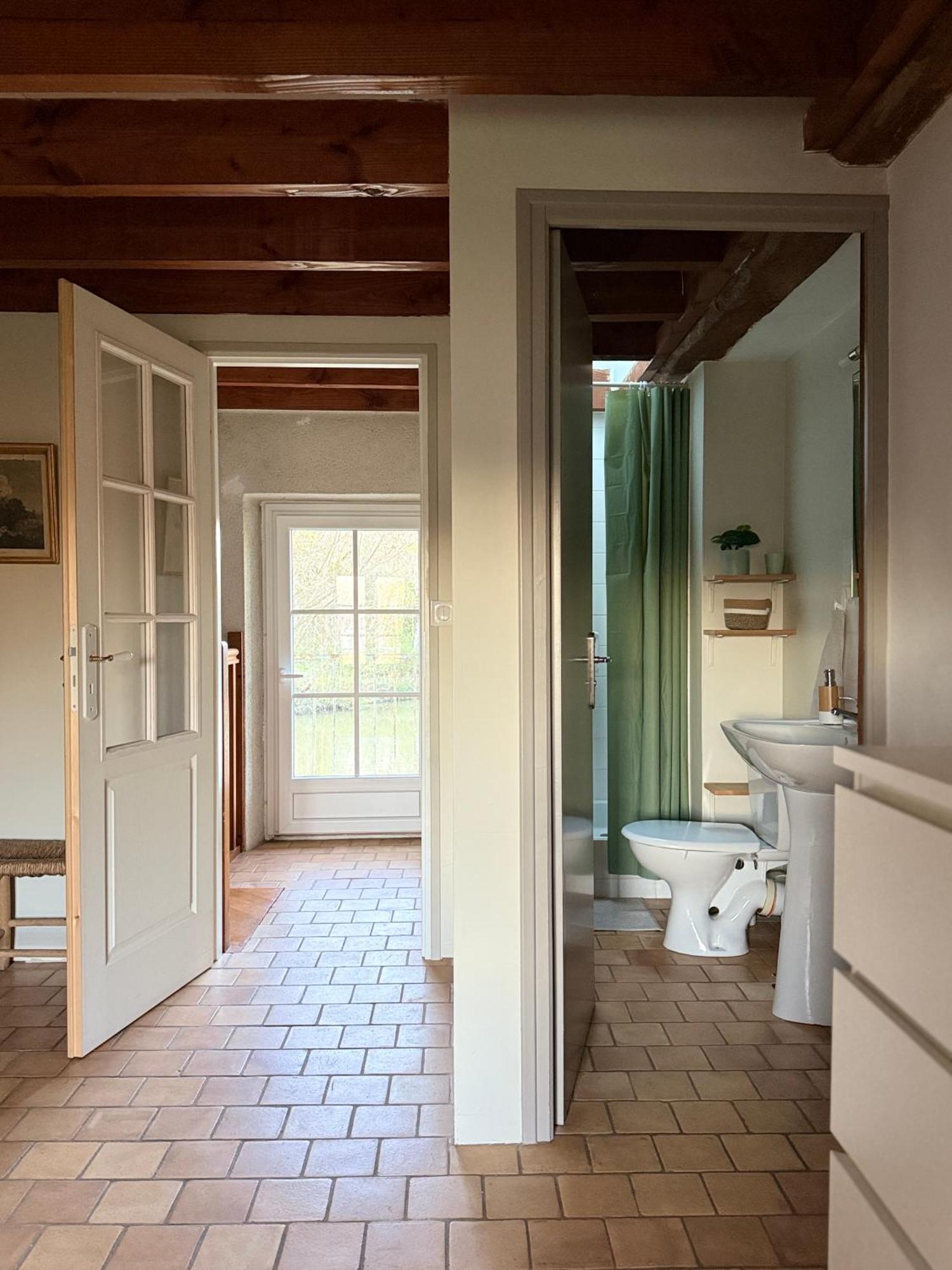 Le Charme De L'Ancien Au Calme Et A 8 Min De Chenonceaux Apartment La Croix-en-Touraine Exterior foto